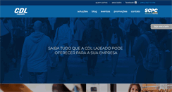 Desktop Screenshot of cdl-lajeado.com.br